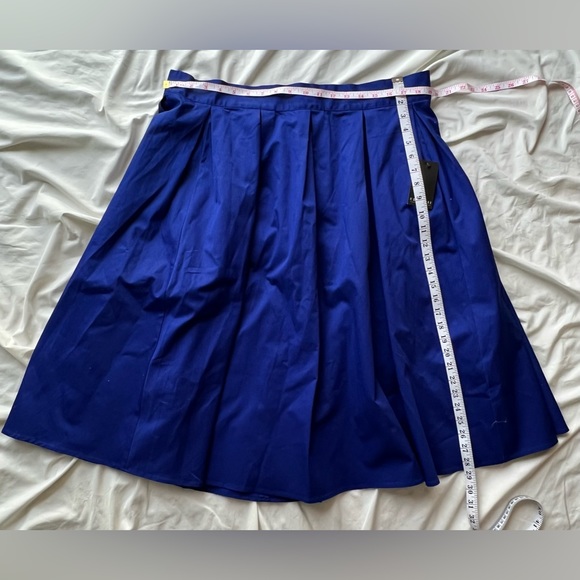 Eloquii Blue Circle Skirt - Picture 2 of 6